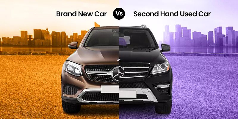 brand new car vs second hand car